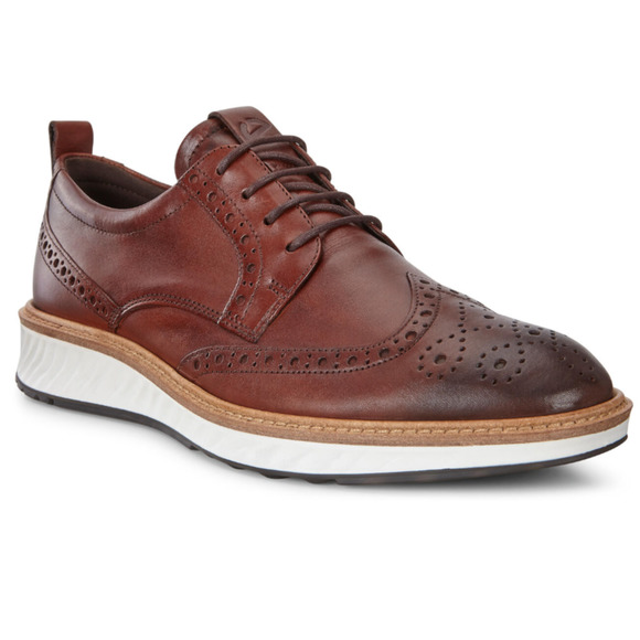Ecco Other - ECCO MEN'S Size 7/7.5 ST.1 HYBRID BROGUE SHOE, Cognac - FLOOR MODELS
